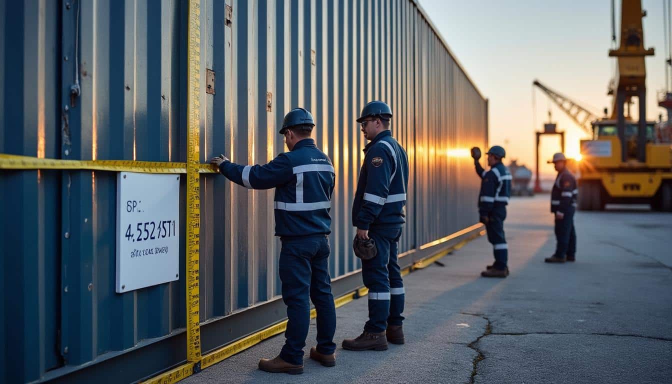 Illustration: Comprendre les dimensions exactes du conteneur 20 pieds en mètres