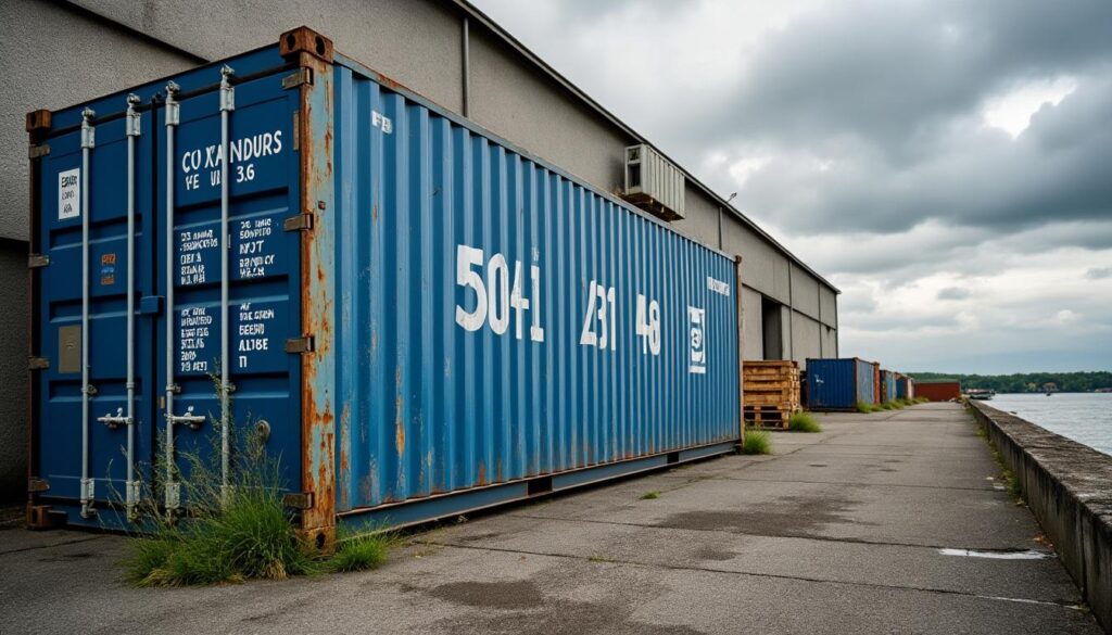 Dimension du conteneur 20 pieds en mètre : mesures et usages clés
