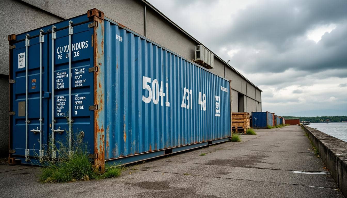 Dimension du conteneur 20 pieds en mètre : mesures et usages clés