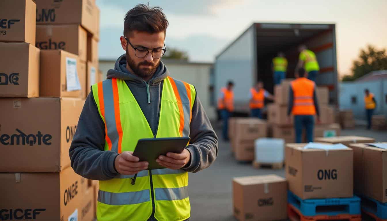 Illustration: Les missions clés du logisticien dans les opérations humanitaires