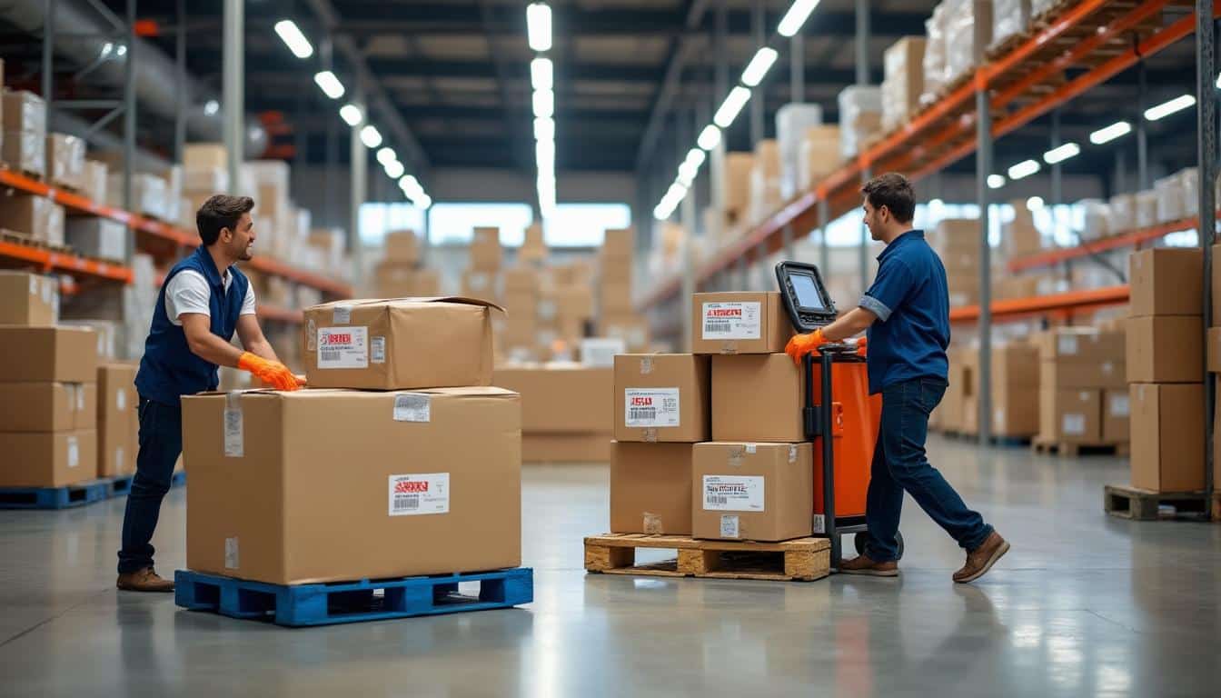 Illustration: Comprendre les spécificités de la logistique dans les ventes privées