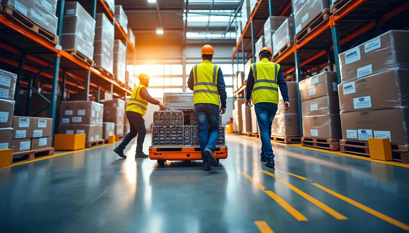 Illustration: Les services logistiques de la AC Logistique pour le secteur automobile