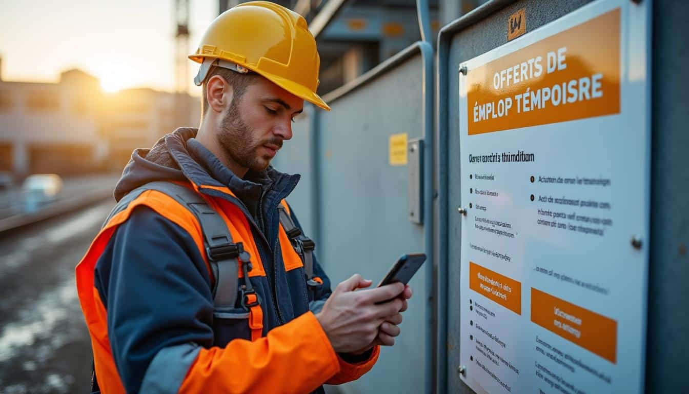 Illustration: Comment réussir à trouver une mission d’intérim dans le BTP à Lyon