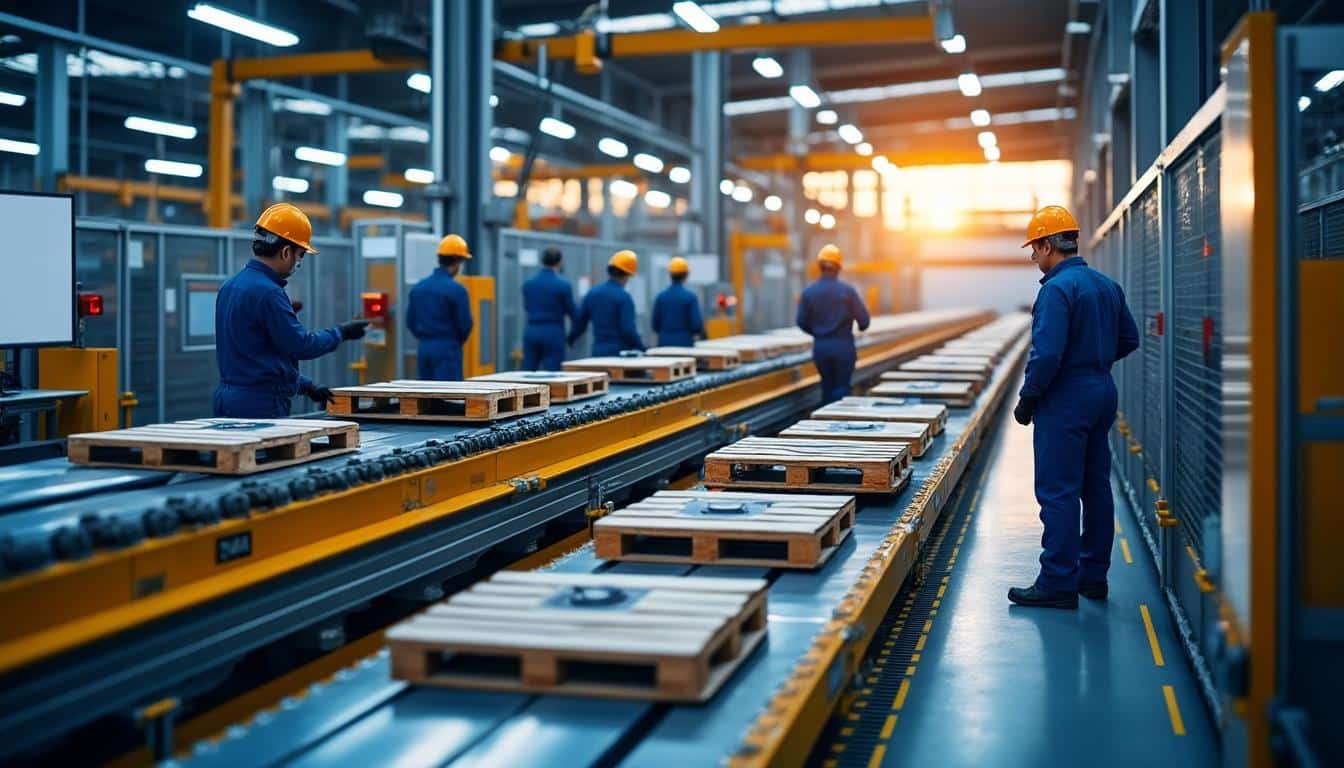 Illustration: Comprendre le fonctionnement du flux poussé dans l’organisation industrielle