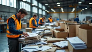 Centre de tri : optimiser la gestion du courrier et des déchets