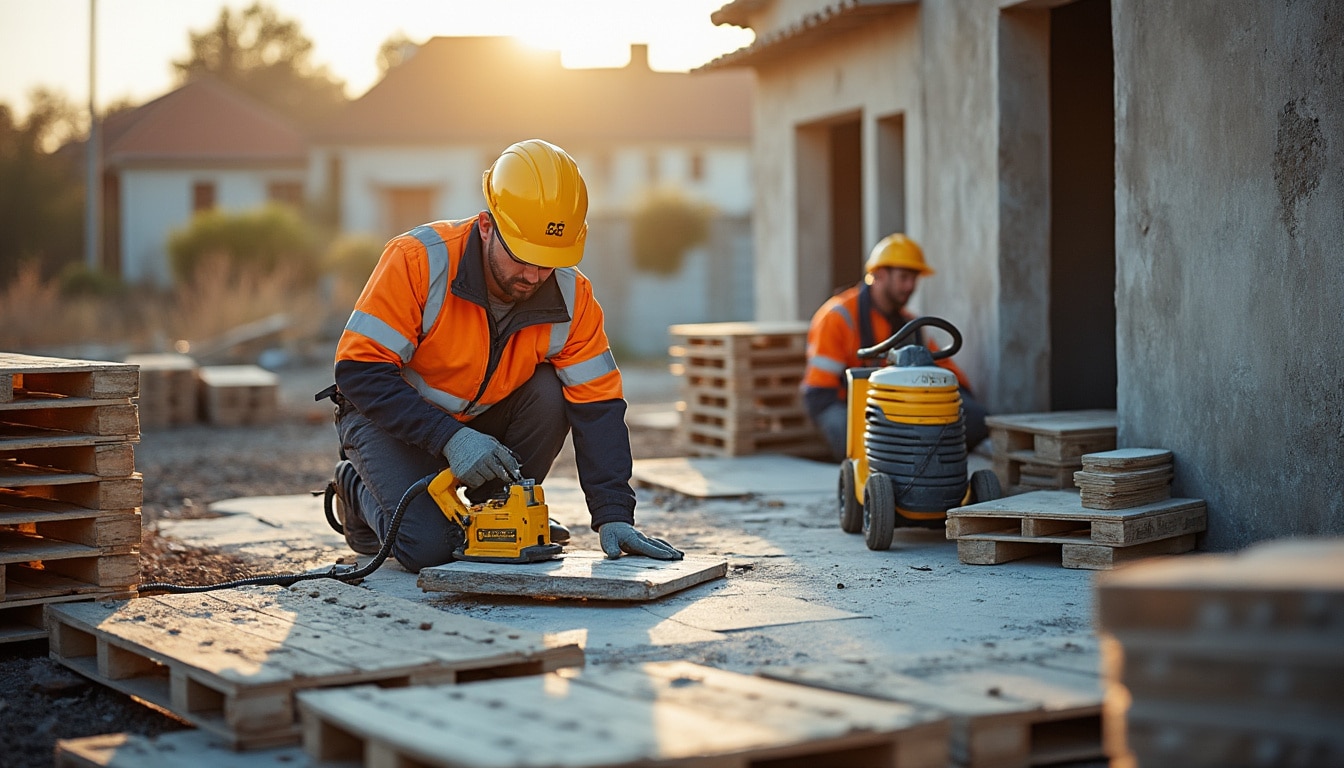 Location de matériel de chantier en Maine-et-Loire : guide complet