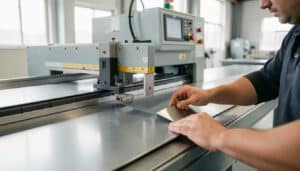 Pliage de tôle en acier : réglages, angles et précision