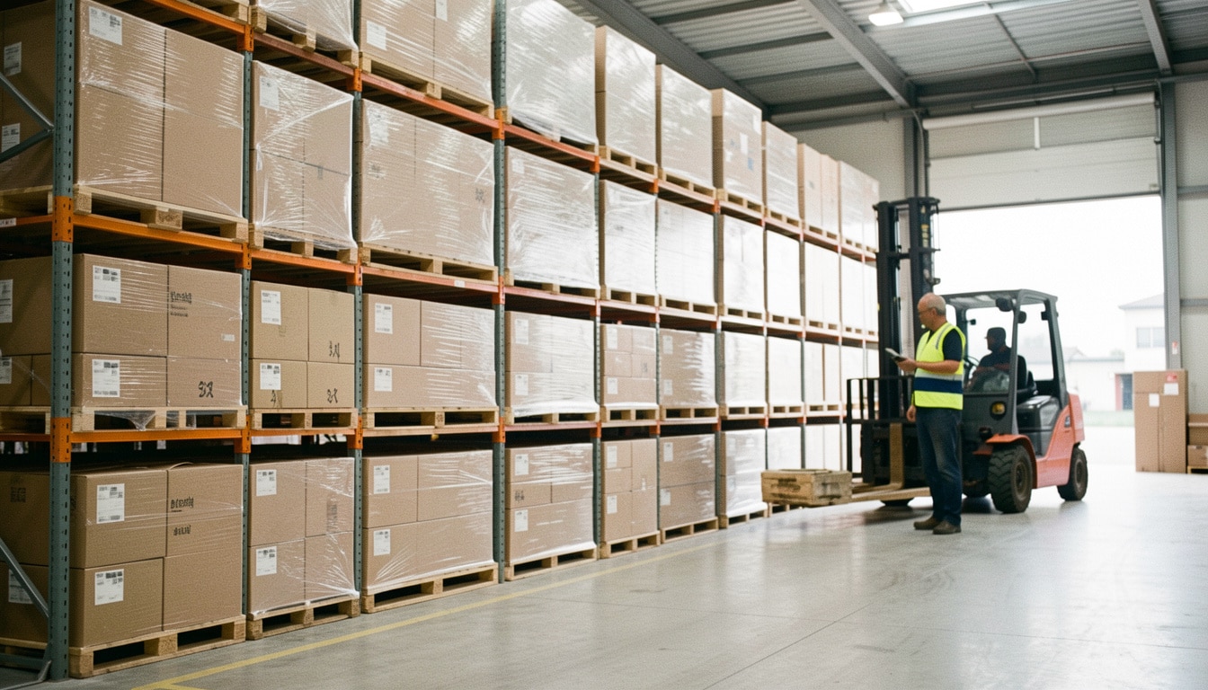 Définition du gerbage en logistique et règles clés