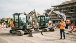 Location d’engins de chantier à Angers : bien choisir